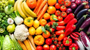 Panoramic,Food,Background,With,Assortment,Of,Fresh,Organic,Fruits,And